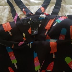 I.N.C cold/off the shoulder popsicle blouse